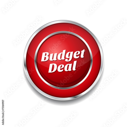 Budget Deal Red Vector Icon Button Free Download Budget Deal Red Vector Icon Button - GFXLoad