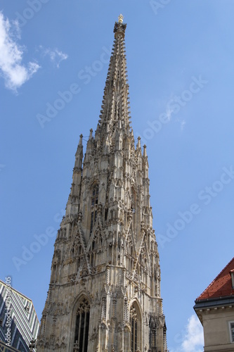 Canvas Print Bell Tower of St. Stephen's Cathedral in Vienna, austria