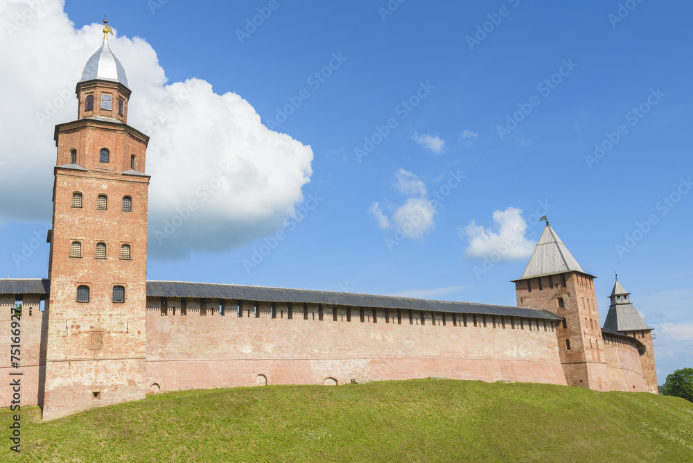 Fototapeta premium Novgorod Kremlin in Veliky Novgorod, Russia