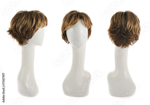 Fototapeta kuchenna Hair wig over the mannequin head