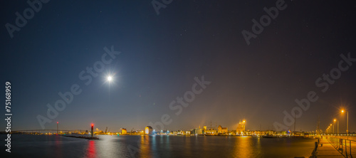 Stralsund Hafen Altstadt Nacht