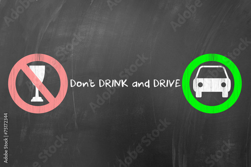 Don't drink and drive.