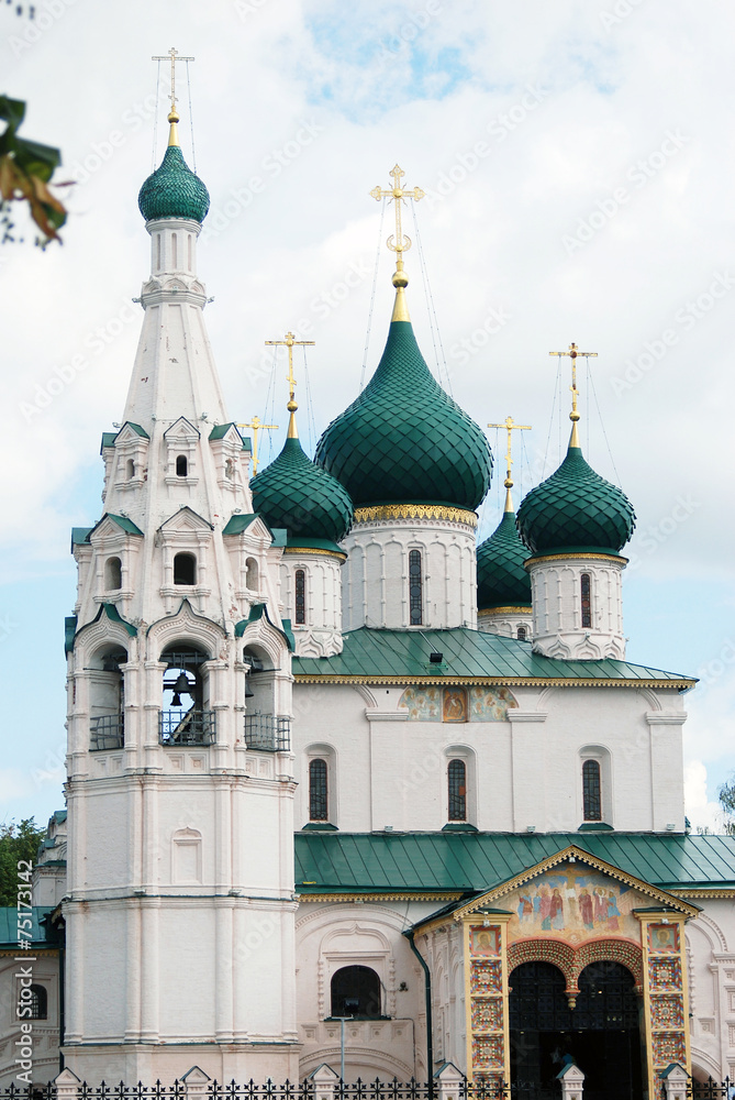 Church of Elijah the Prophet in Yaroslavl (Russia).