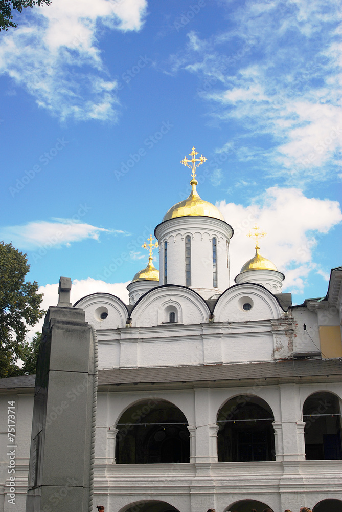 Holy Transfiguration Monastery in Yaroslavl, Russia. UNESCO Site
