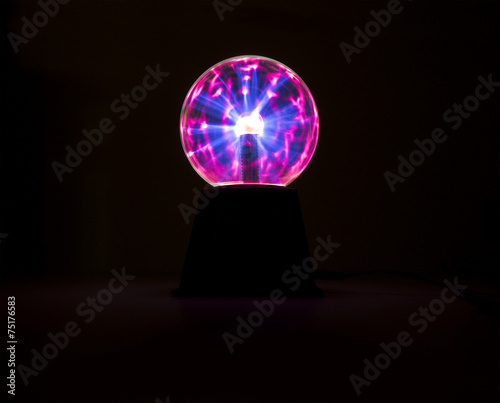 electric spark on plasma ball