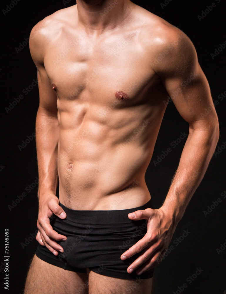 Muscled sexi torso of a man