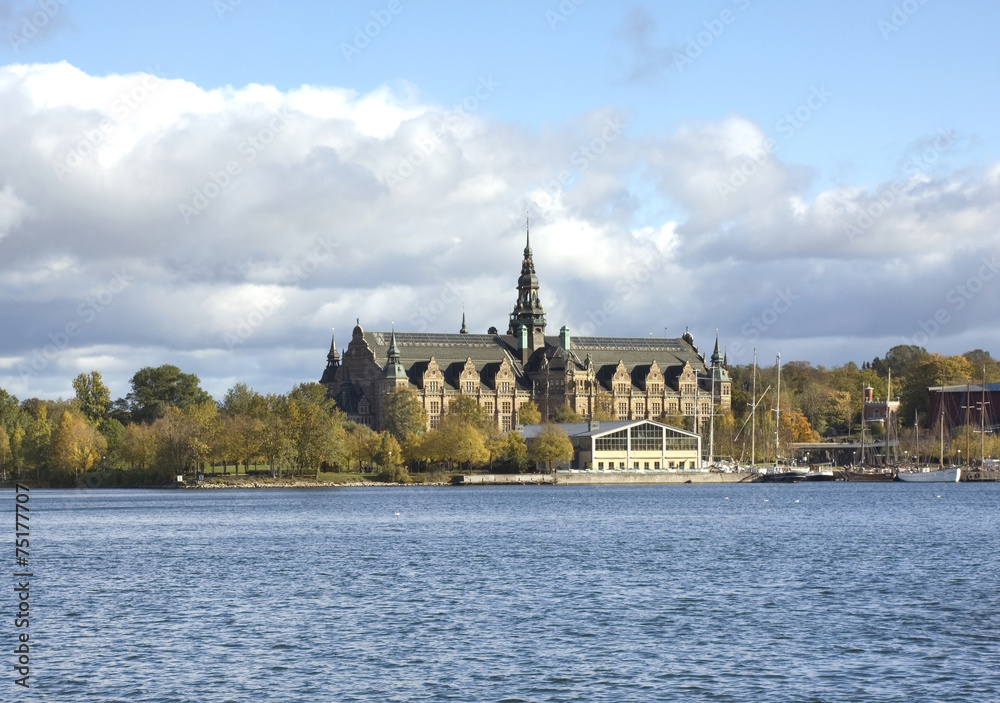 Northern (Scandinavian) Museum in Stockholm. Sweden Northern (Scandinavian) Museum in Stockholm. Sweden