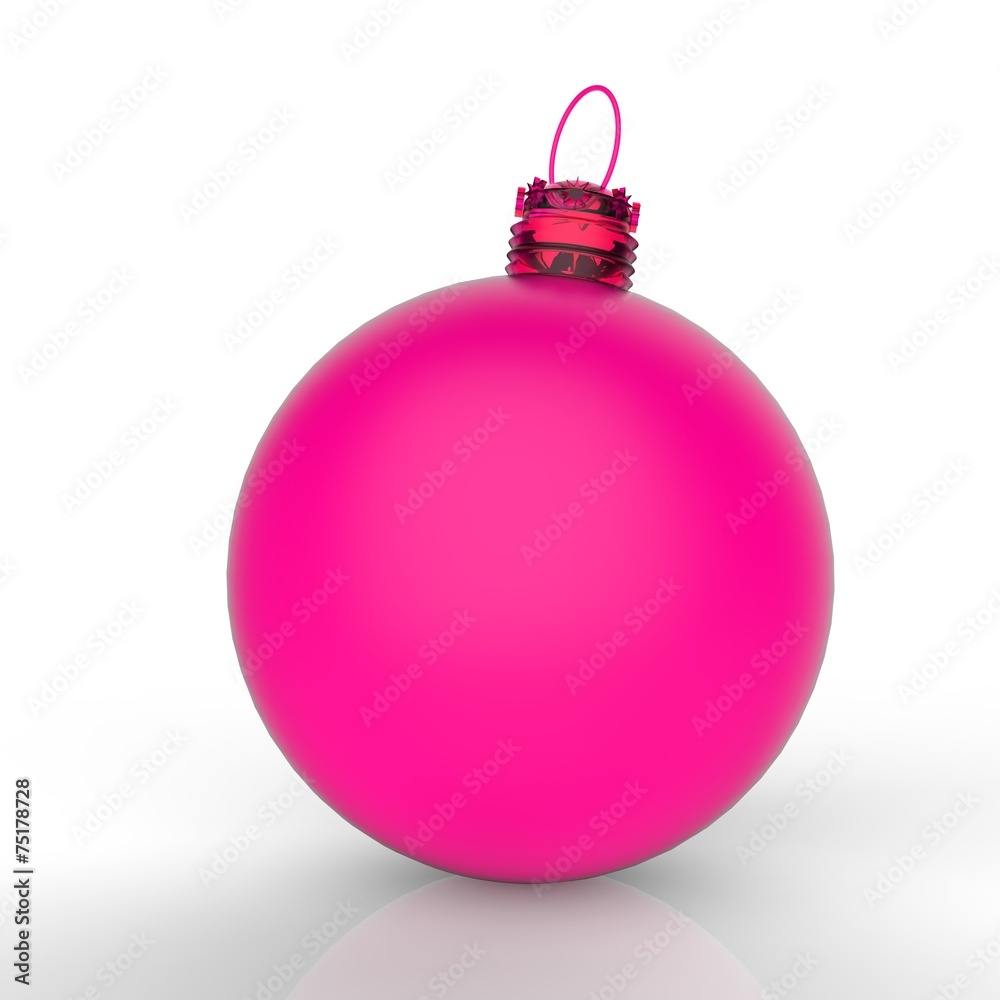 Christmas ball ornaments on white background Christmas ball ornaments on white background