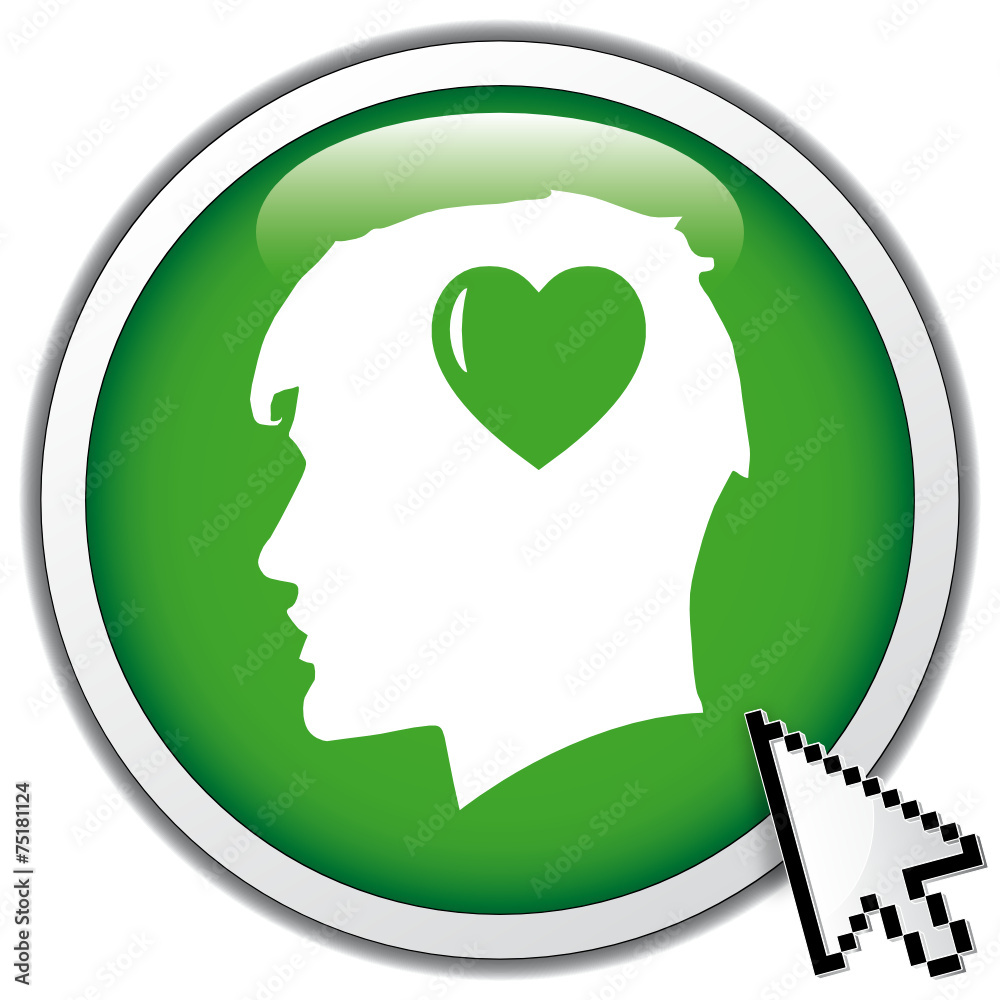HEART HEAD ICON HEART HEAD ICON