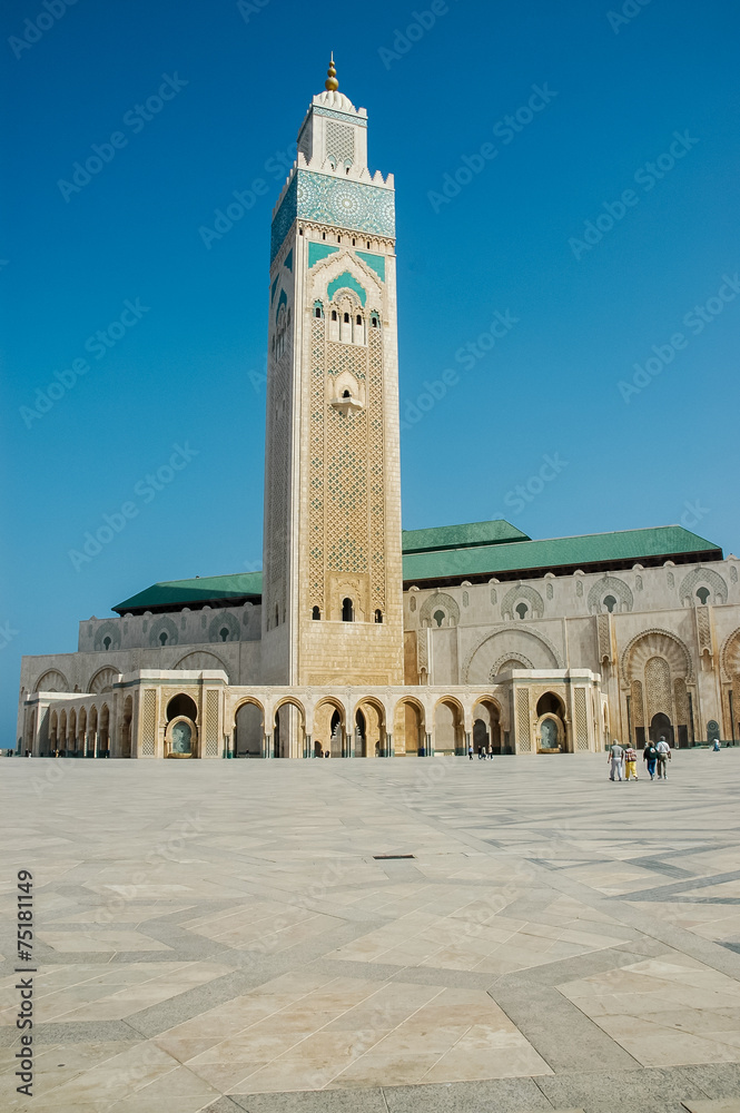 Fototapeta premium Mosque Hassan II in Casablanca, Morocco