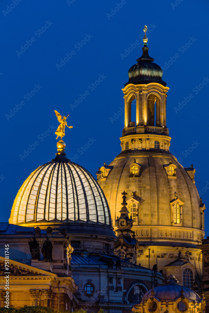 Obraz premium Dresden - Frauenkirche
