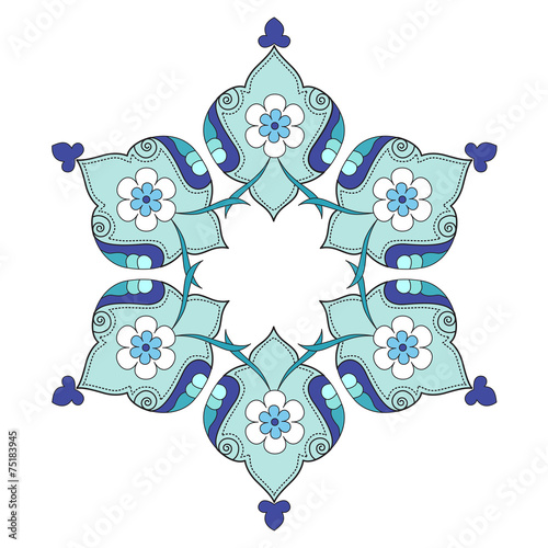 artistic ottoman pattern series nine