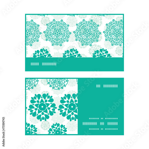 Vector abstract green decorative circles stars striped