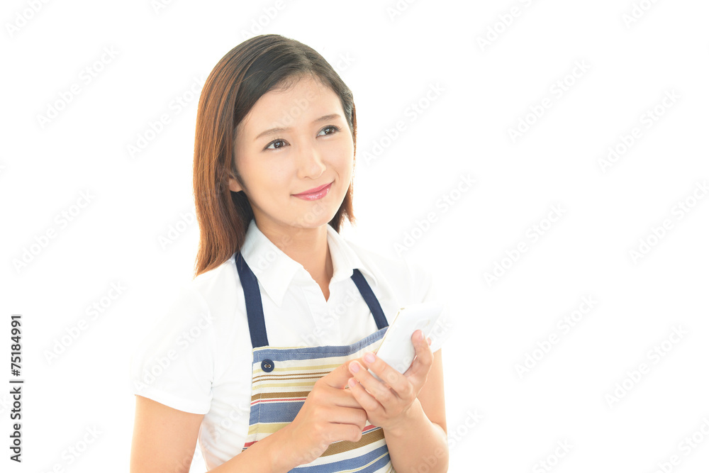 笑顔の主婦 笑顔の主婦