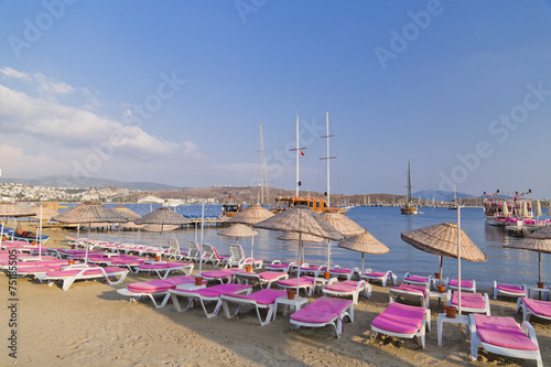 Gumbet beach, Bodrum, Turkey photo