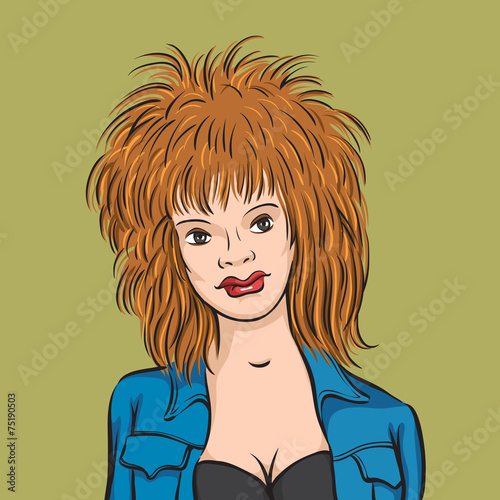 redhead woman