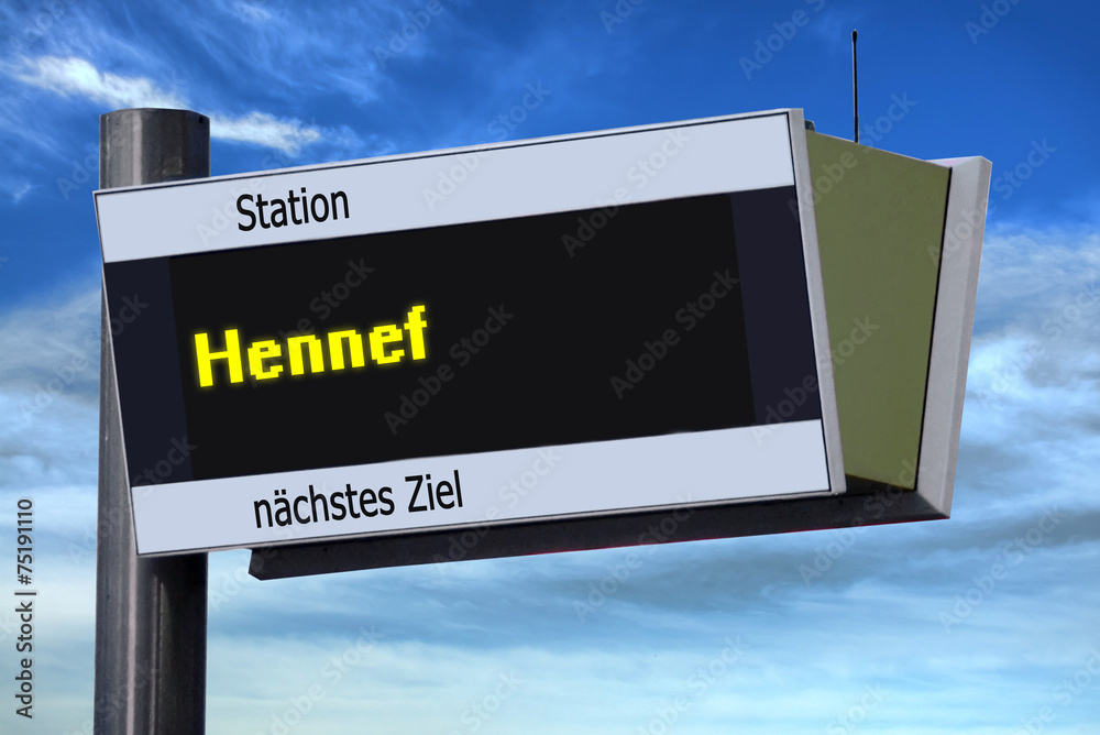 Anzeigetafel 6 - Hennef