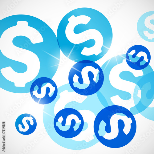 abstract background: money
