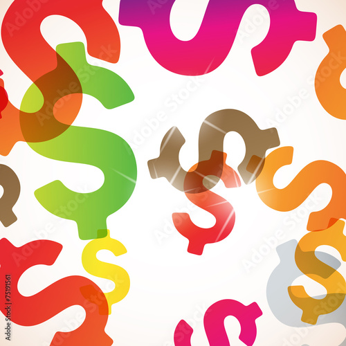 abstract background: money