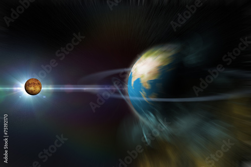 Fotografija planet with rings