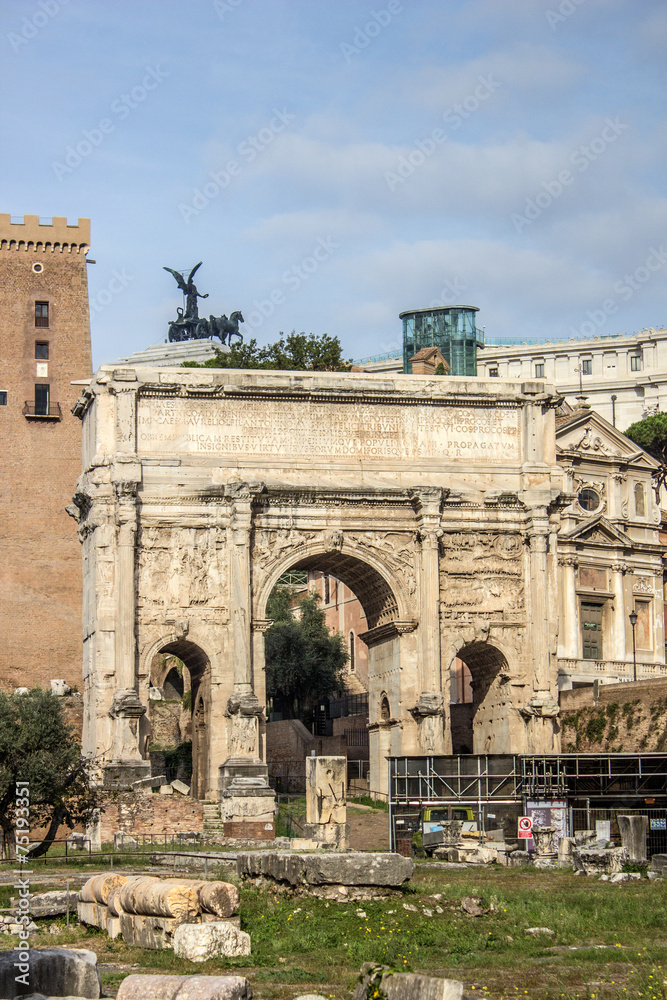 Arco di Settimo Severo Foro Romano Roma