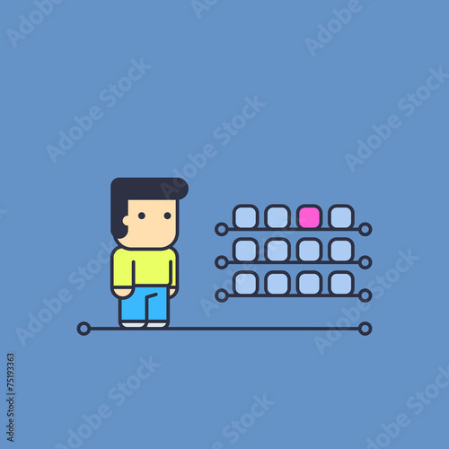 find the necessary thing among a large number of options