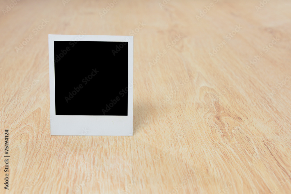 Blank instant photo Blank instant photo