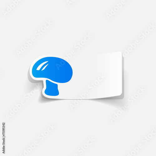 realistic design element: mushroom