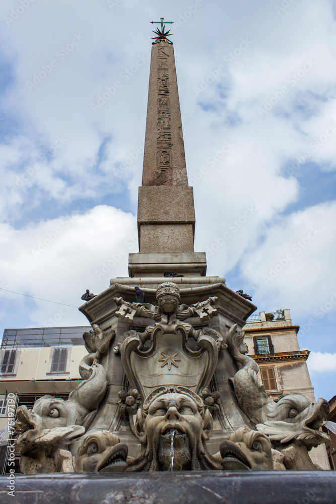 Fontana dei Quattro Fiumi (Vierströmebrunnen) Roma