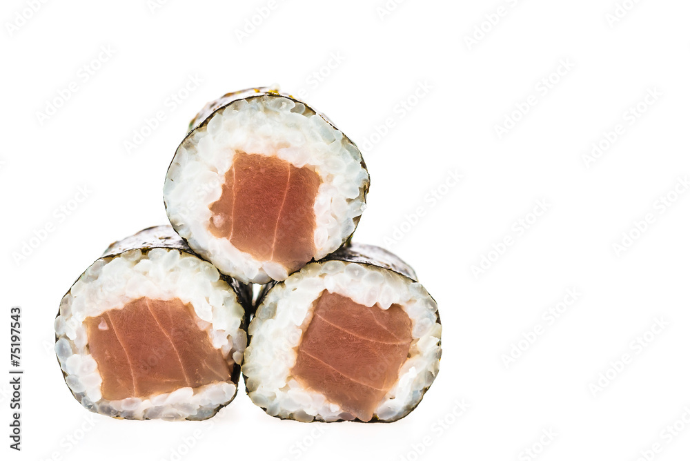 Tuna sushi roll Tuna sushi roll
