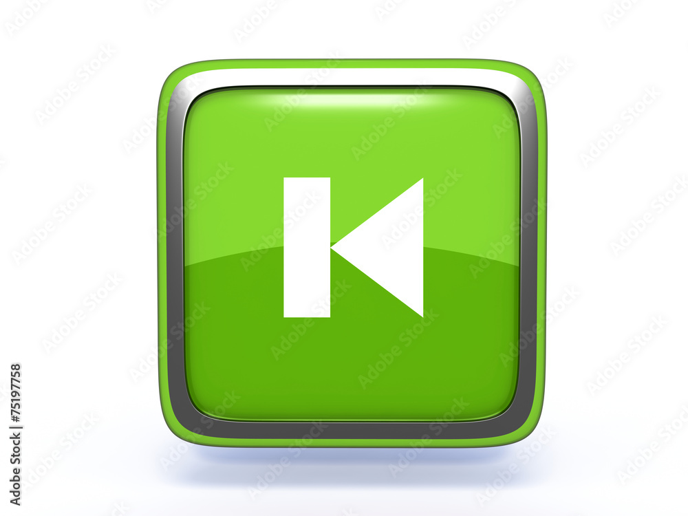 prev square icon on white background prev square icon on white background