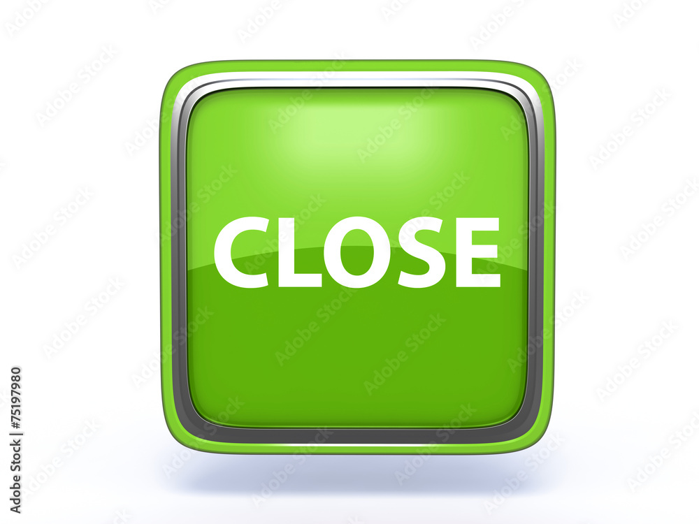 close square icon on white background close square icon on white background