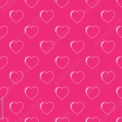 seamless vector pattern with hearts