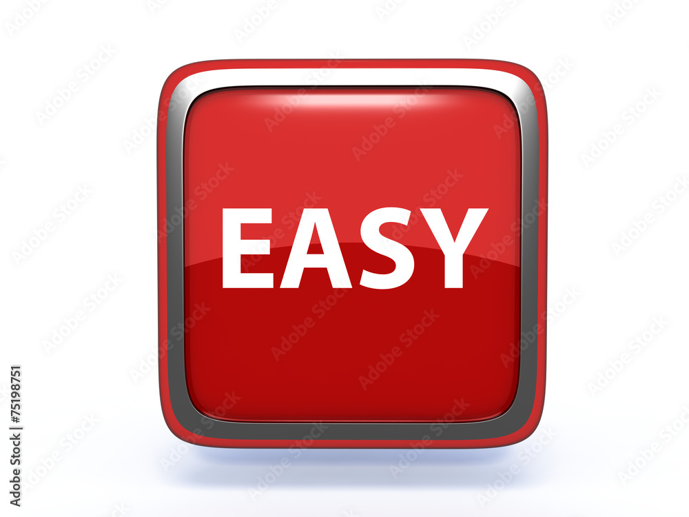 easy square icon on white background easy square icon on white background