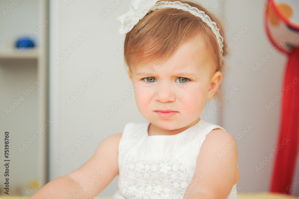 Frowning Girl Frowning Girl
