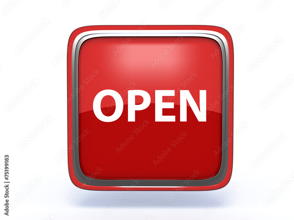 open square icon on white background open square icon on white background