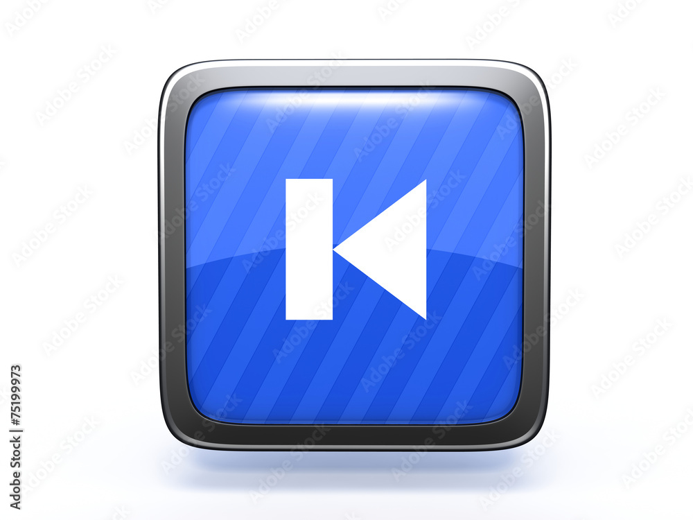prev square icon on white background prev square icon on white background