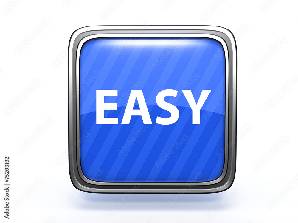 easy square icon on white background easy square icon on white background