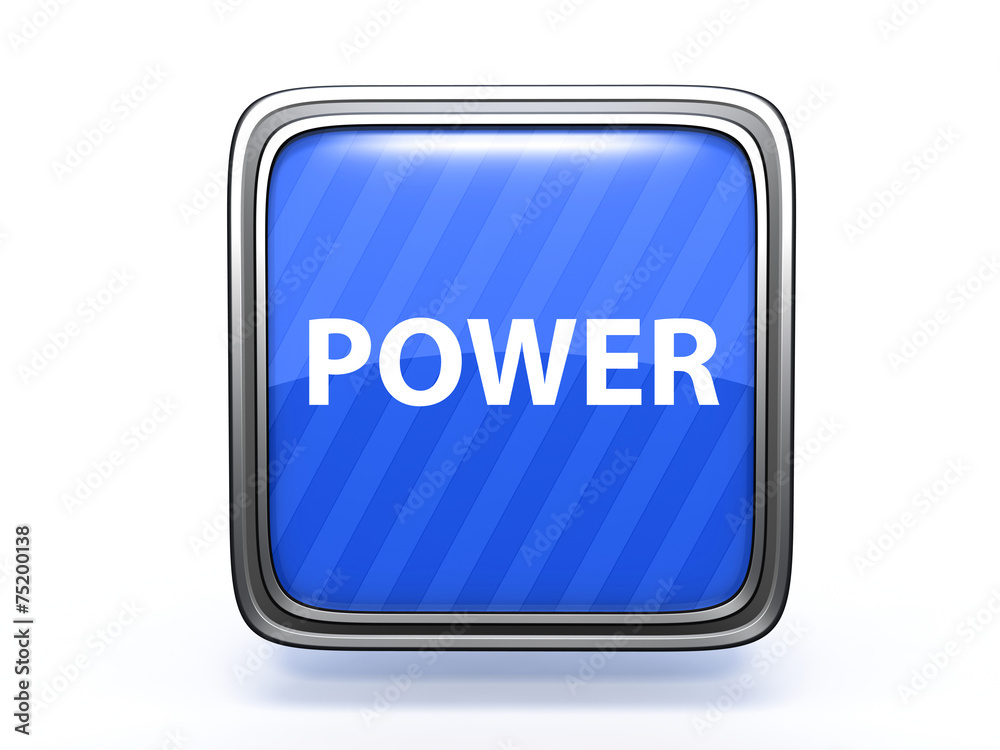 power square icon on white background power square icon on white background