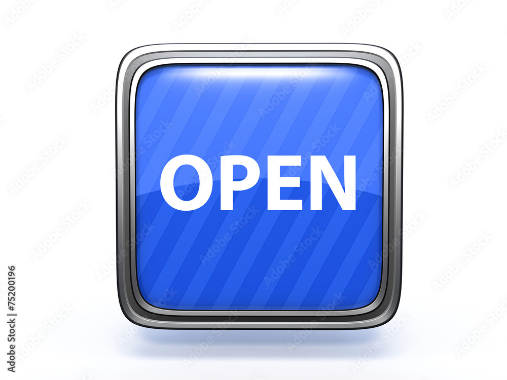 open square icon on white background open square icon on white background