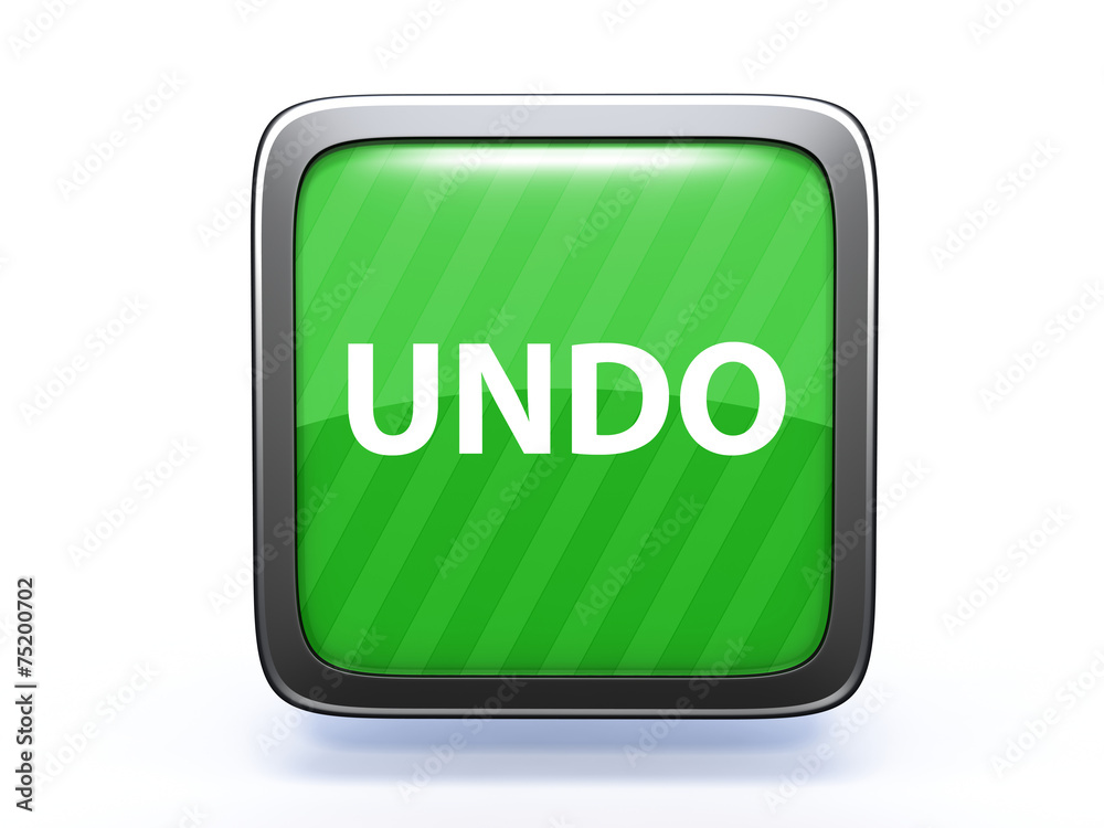 undo square icon on white background undo square icon on white background