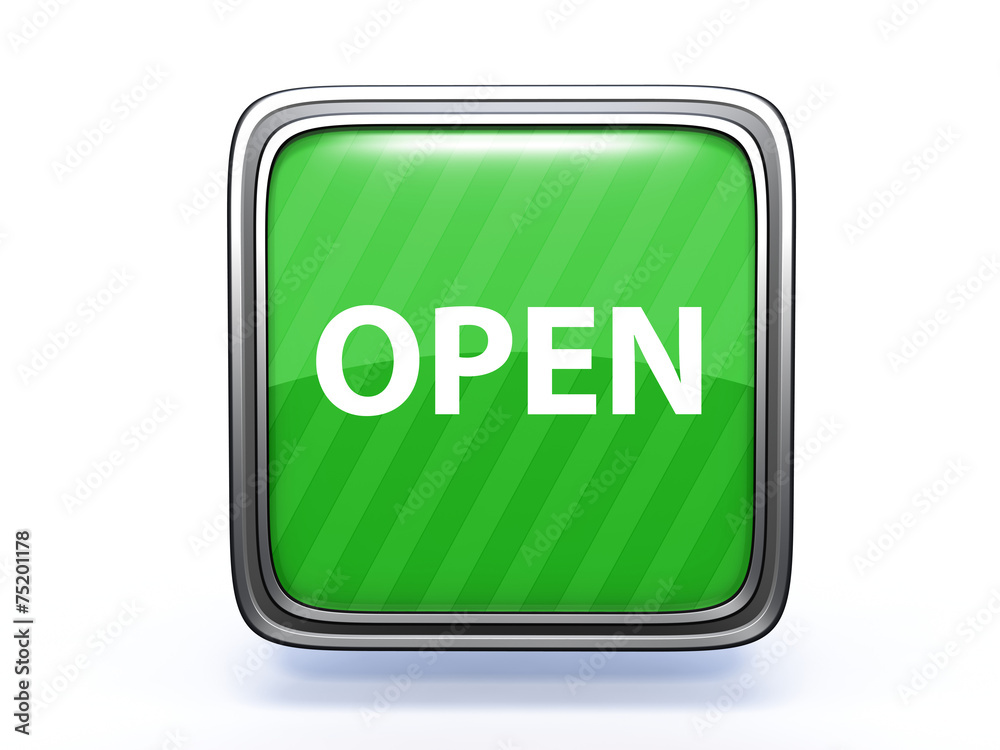 open square icon on white background open square icon on white background