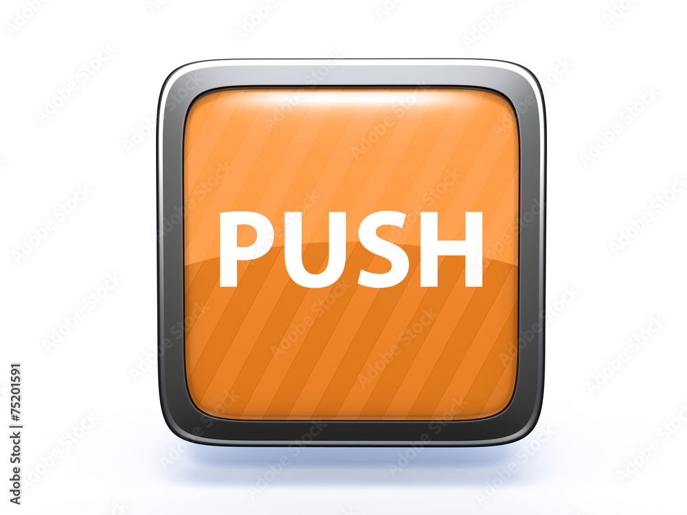 push square icon on white background push square icon on white background