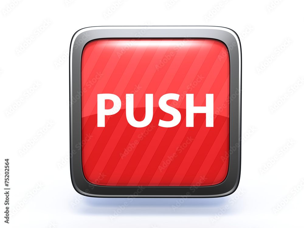 push square icon on white background push square icon on white background