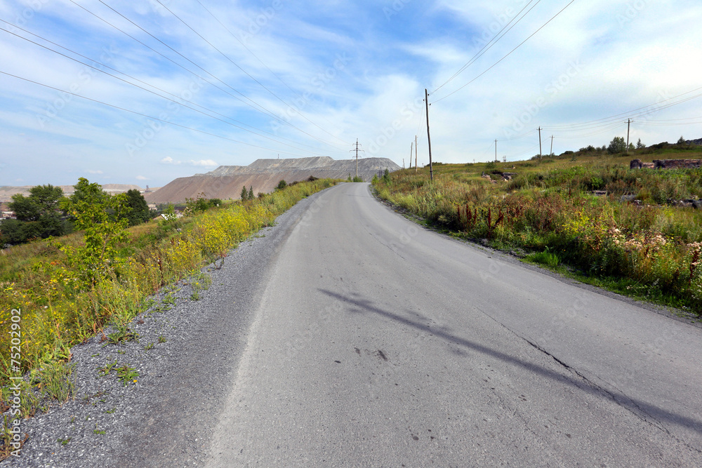 road in the Urals