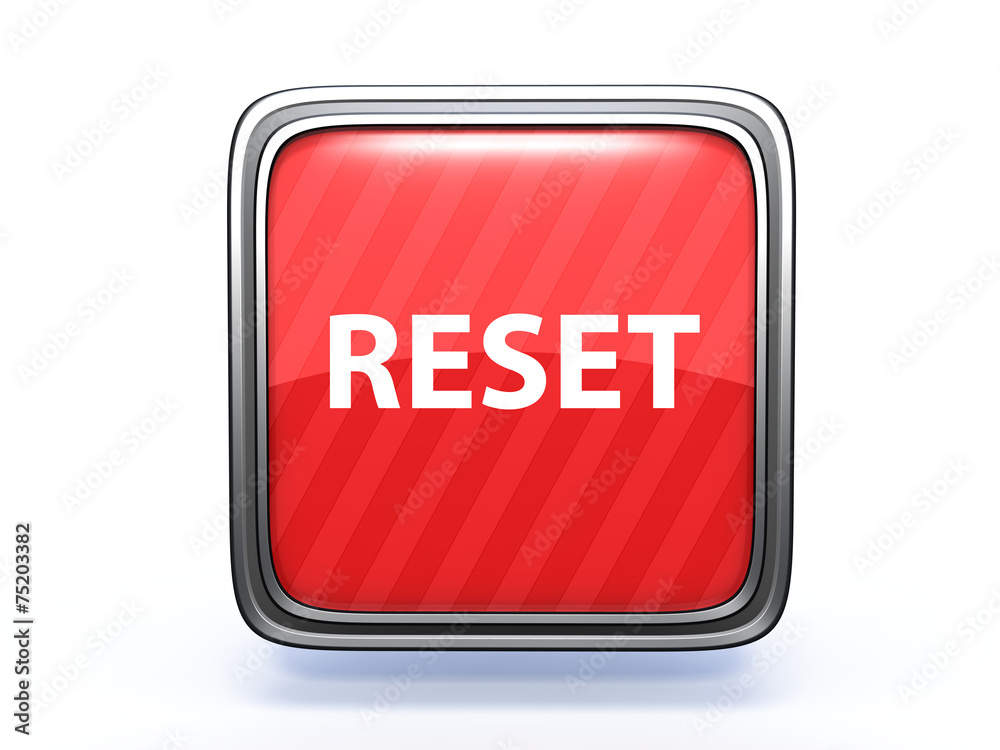 reset square icon on white background reset square icon on white background