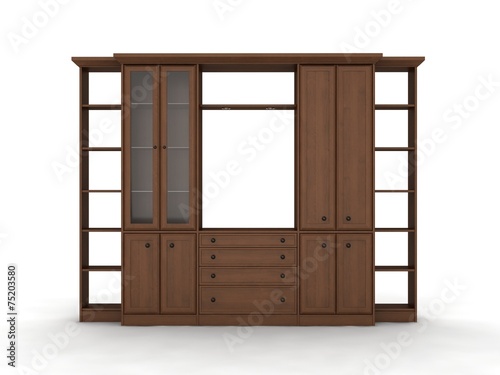 wood disply cabinet