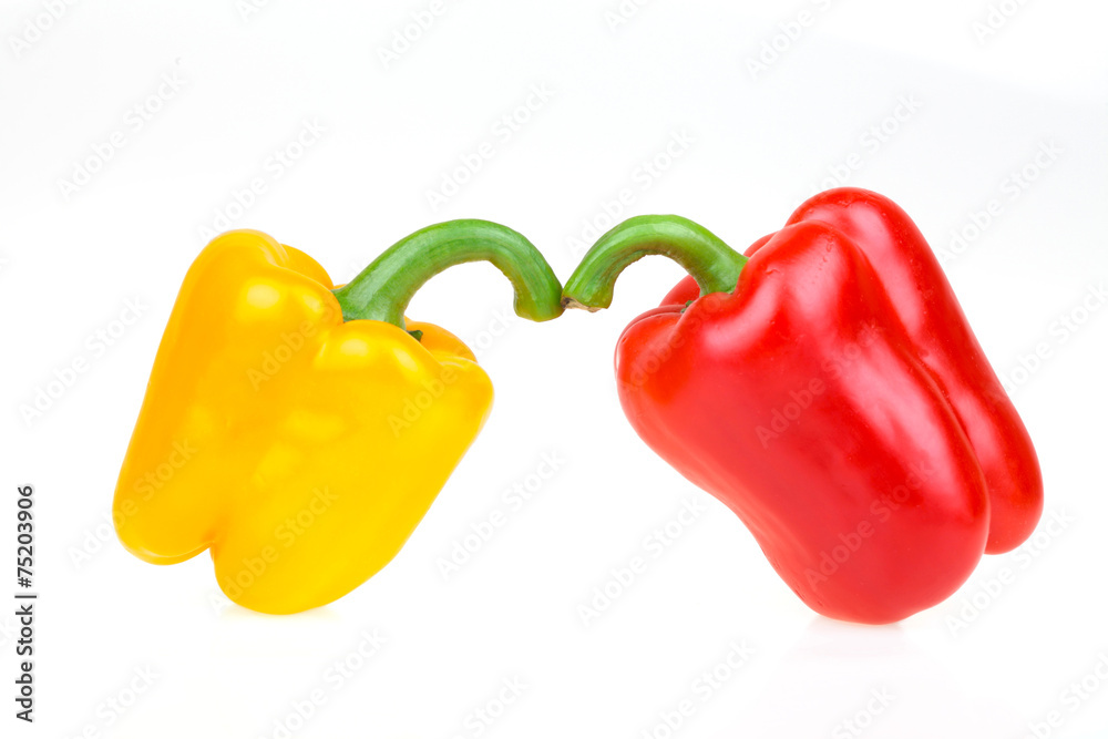 Pepper isolated on white background Pepper isolated on white background