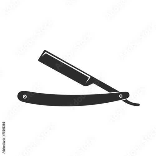 razor barber knife sign