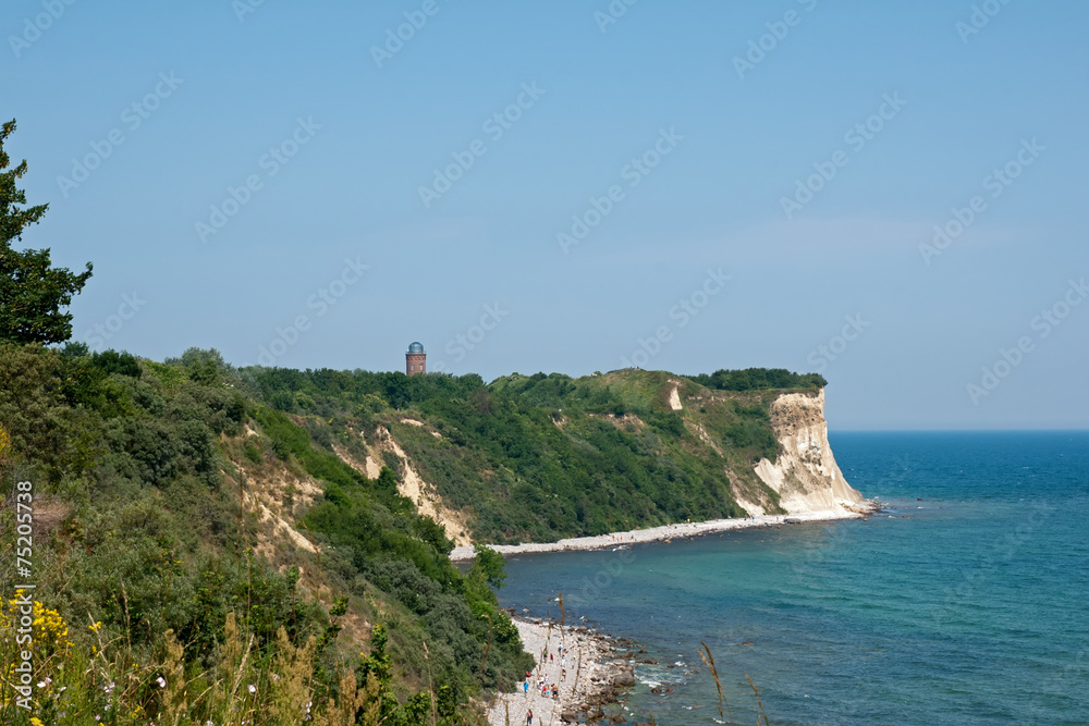 Küstenlinie mit Steilküste , Kap Arkona, Rügen, Deutschland Küstenlinie mit Steilküste , Kap Arkona, Rügen, Deutschland